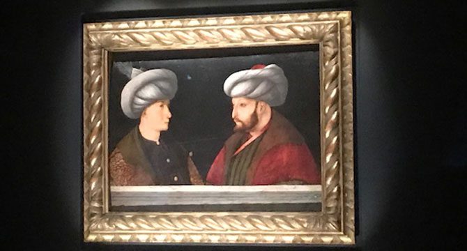 Fatih Sultan Mehmet'in tablosu ziyarete açıldı