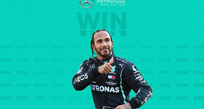 Eifel Grand Prix'i Hamilton kazandı!
