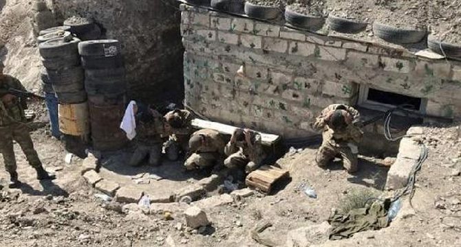 Azerbaycan Ordusu, Dağlık Karabağ'da bir grup Ermeni askeri esir aldı
