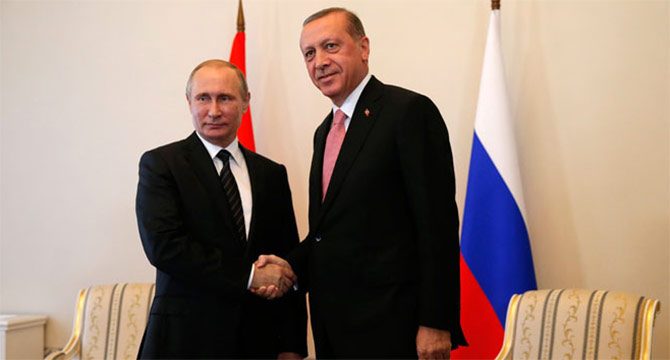 Cumhurbaşkanı Erdoğan, Putin ile görüştü