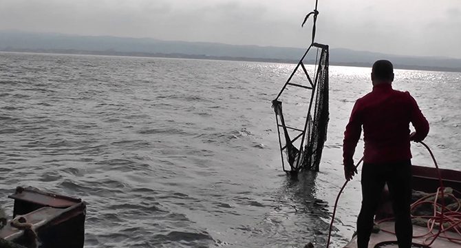 Hitler'in kayıp deniz altısındaki hayalet ağlar temizleniyor