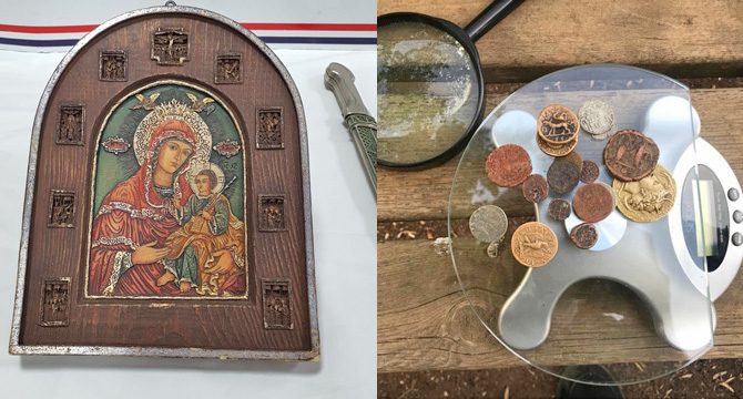 Tarihi eseri jandarma ekiplerine satmaya kalktılar