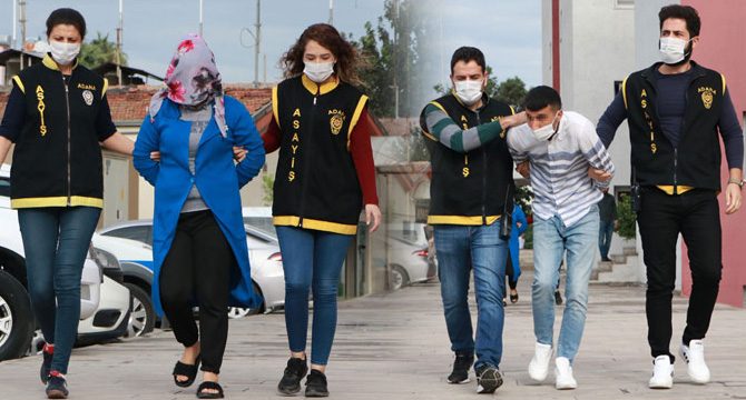 Sevgilisiyle birlikte kara çarşaf giyip kuzenini soydular