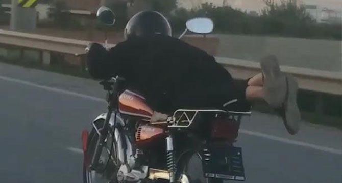 5 bin liralık motosikletin sürücüsüne 10 bin lira ceza
