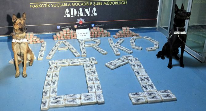 TIR'da 77 kilo eroin ele geçirildi