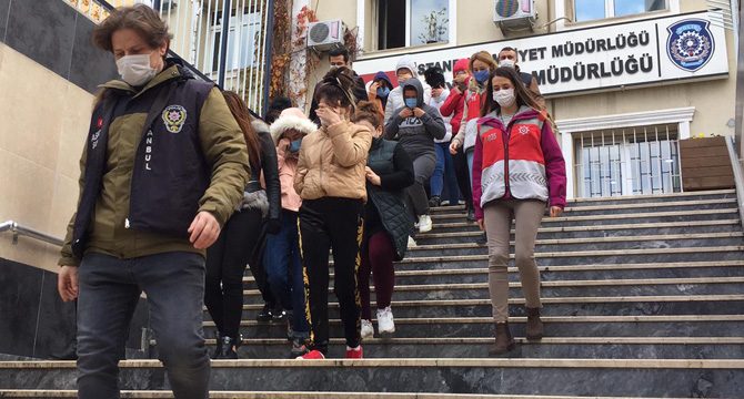 İstanbul'da büyük fuhuş operasyonu
