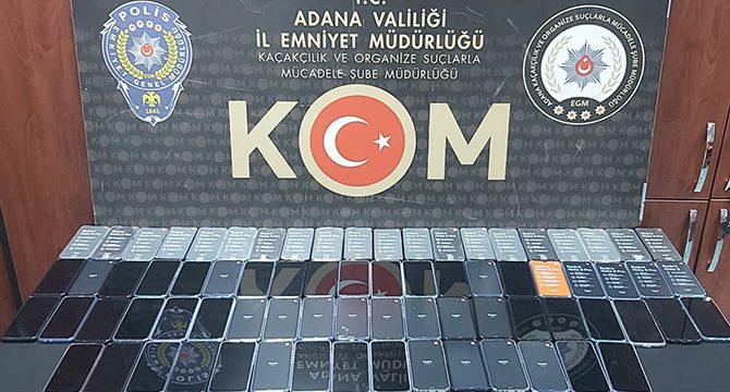 Adana’da kaçakçılık operasyonu