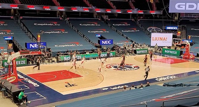 NBA maçlarında koronavirüs sessizliği