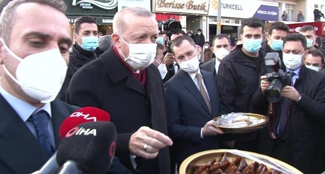 Erdoğan: Bununla beslenene Covid, movid bulaşmaz