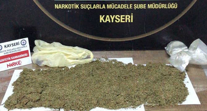 Yolcu otobüsünden 540 gram uyuşturucu madde ele geçirildi