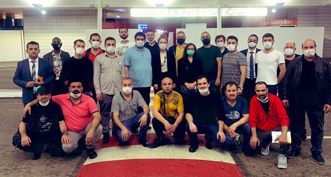 'Mozart' gemisi için 22 kişilik destek ekibi Gabon'da
