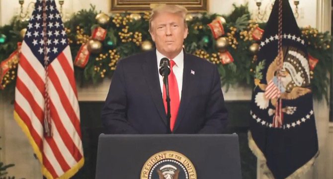 Trump'ın yeni yıl mesajı: Hatırlanmalıyız