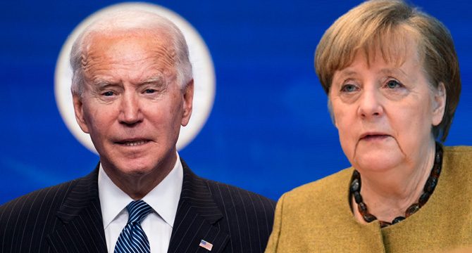 Almanya Başbakanı Merkel, Biden ile görüştü