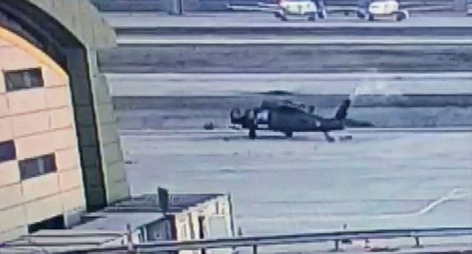 Sabiha Gökçen'deki helikopter kazasının güvenlik kamerası görüntüleri ortaya çıktı
