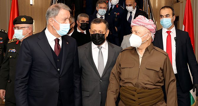 Bakan Akar'dan Erbil ziyareti