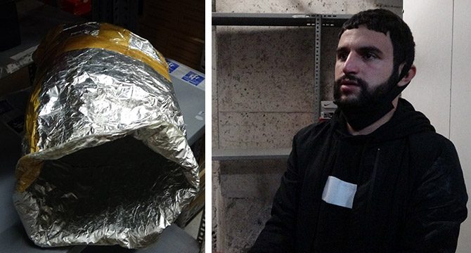 Taksim'de 'alüminyum folyolu' hırsız suçüstü yakalandı