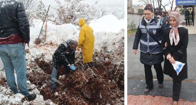 Cesedi gömdükleri yeri gösterdi ‘bana bu iş zorla yaptırıldı' dedi
