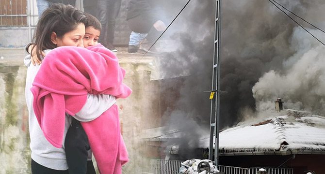 Korkutan yangın: Patlama sesleri telaşa neden oldu