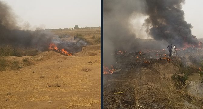 Nijerya’da askeri uçak düştü