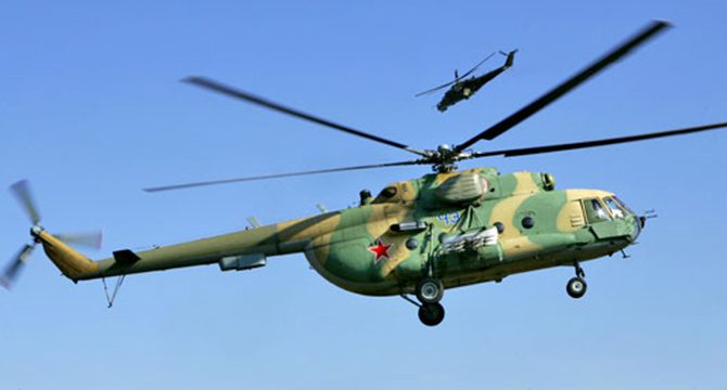 Askeri helikopter düştü: 9 ölü