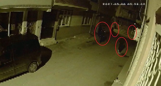 Dört kişi nöbet tuttu, bir kişi çaldı
