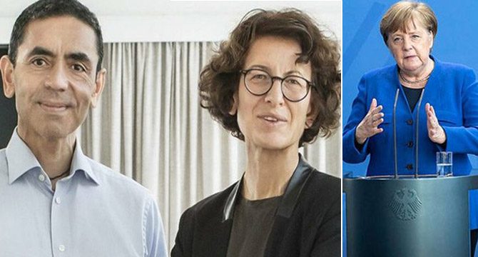 Uğur Şahin ve Özlem Türeci'ye liyakat nişanı verildi