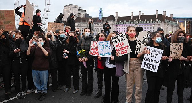 İngiltere'de Sarah Everard protestoları devam ediyor