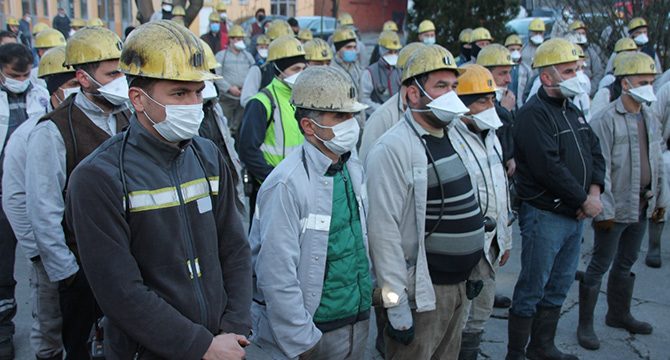 Grizu faciasında ölen 103 maden işçisi anıldı