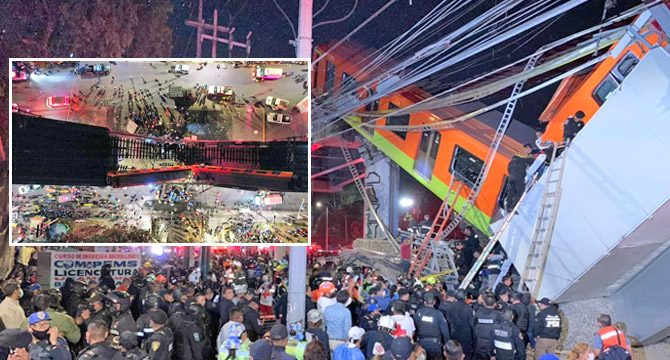 Korkunç kaza! Meksika'da metro çöktü: Çok sayıda ölü ve yaralı var