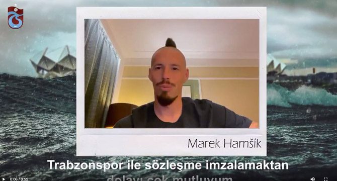 Hamsik'ten Trabzonspor taraftarına mesaj