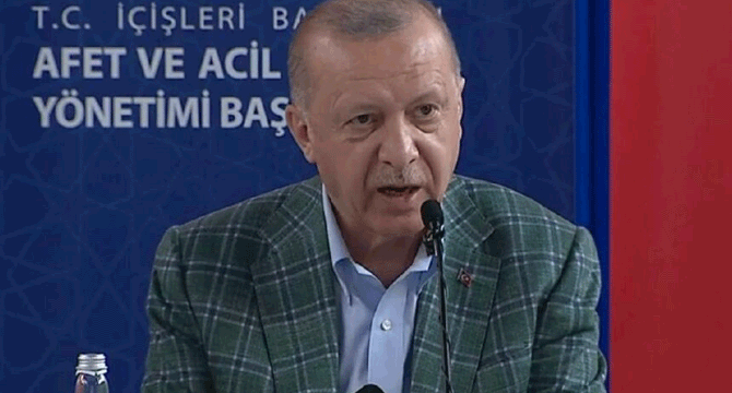 Erdoğan: Yanan evler yeniden yapılacak