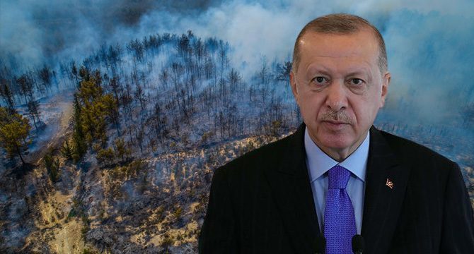 Erdoğan'dan orman yangınlarıyla ilgili kritik duyuru