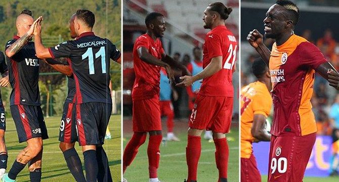 Galatasaray, Trabzonspor ve Sivasspor avantaj için sahada