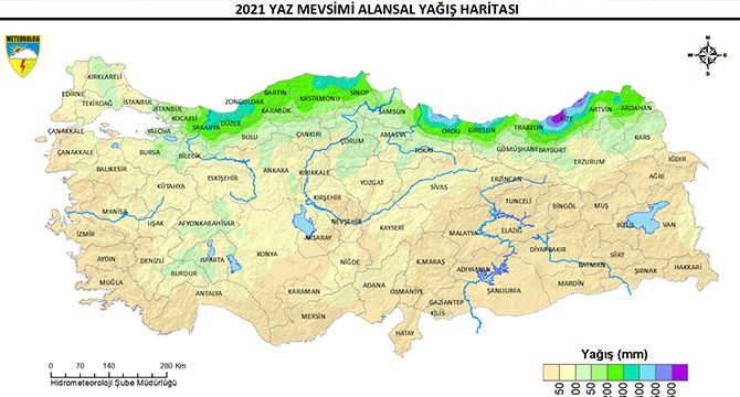Yağışlarda Karadeniz ve Ege'de iki rekor