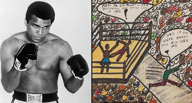 Muhammed Ali'nin çizdiği resimler 1 milyon dolara satıldı