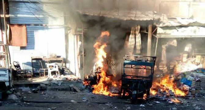İdlib'de pazar yerine saldırı: 10 ölü, 35 yaralı
