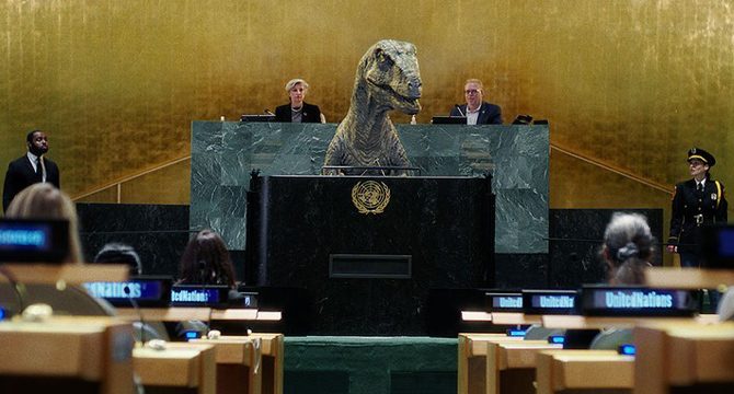 BM’den dinozorlu iklim felaketi mesajı: Yok oluşu seçmeyin