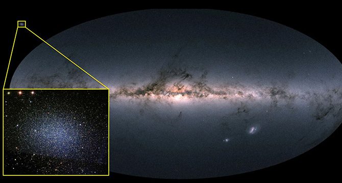 Aslan I cüce galaksisinde, Samanyolu'ndaki kadar büyük kara delik bulundu