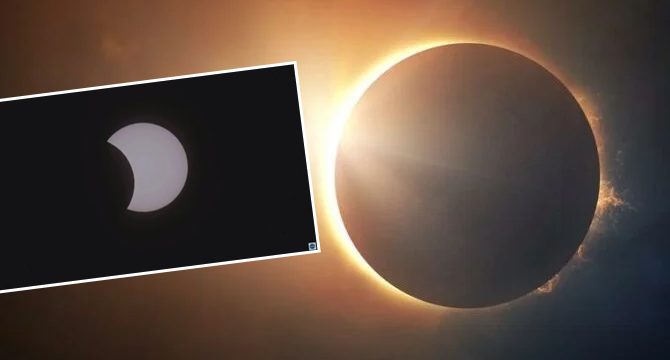 NASA: Tam güneş tutulması gerçekleşti
