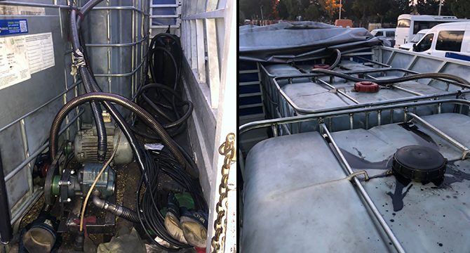 3 bin litre kaçak akaryakıt ele geçirildi