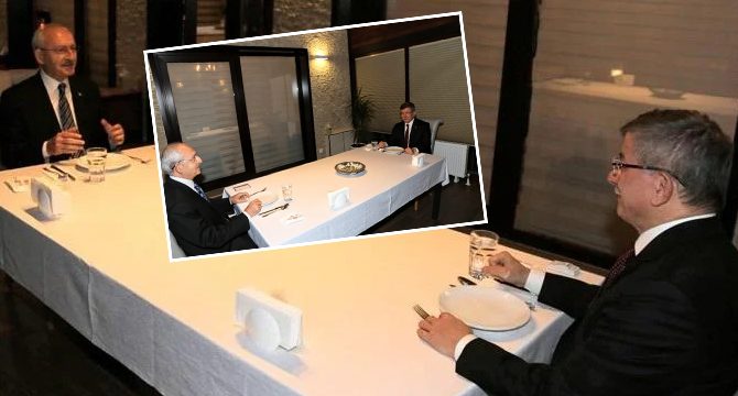 Kılıçdaroğlu ve Davutoğlu’ndan sürpriz buluşma