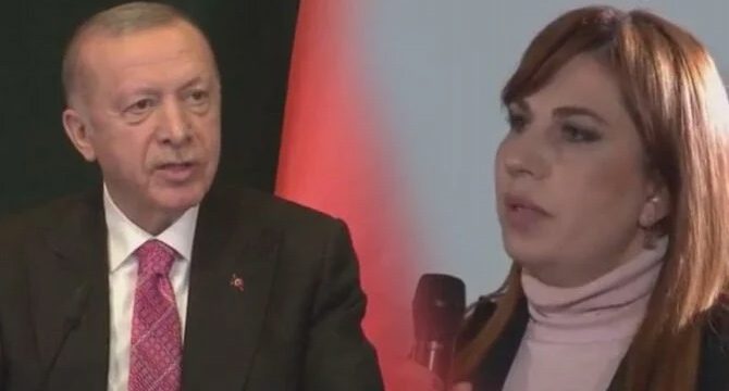 Erdoğan'dan gazeteciye: Bizi ters köşe yapmak istiyorsun galiba
