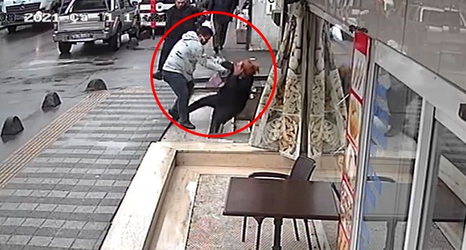 Yumrukladığı karısını merdivenlerden yuvarladı