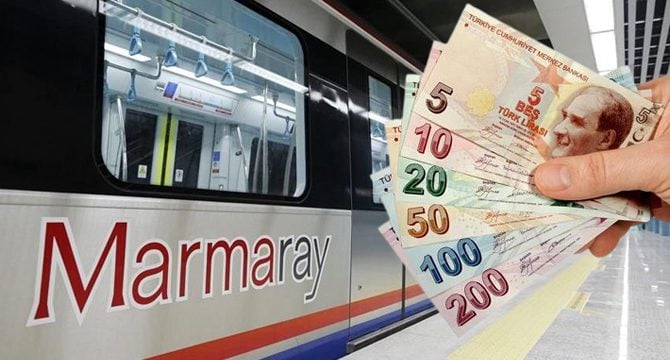 Bir zam da Marmaray’a geldi
