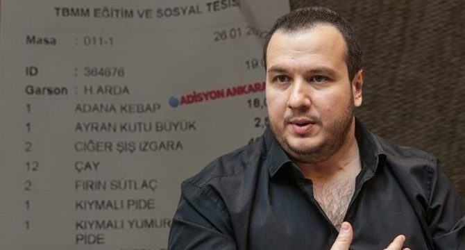 Meclis lokantasına ait adisyonu paylaştı: Bu gerçek mi?