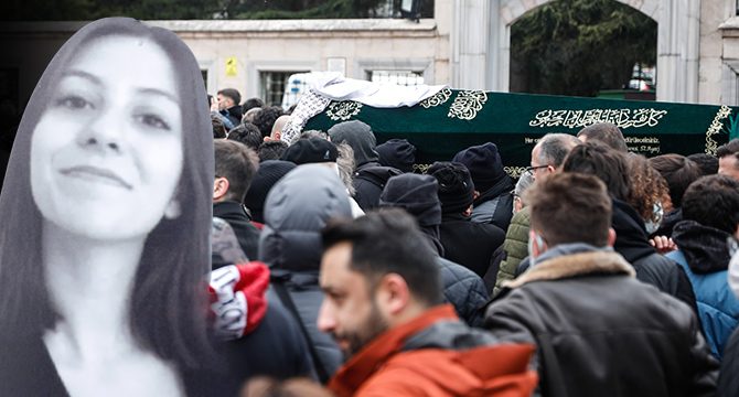 AVM’de öldürülen Yağmur Sönmez son yolculuğuna uğurlandı
