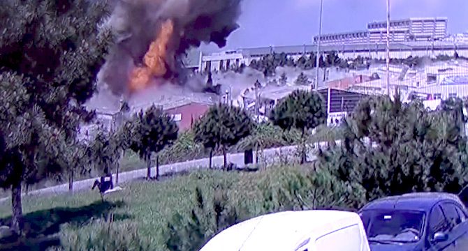 Tuzla’daki patlamadan yeni güvenlik kamerası görüntüleri