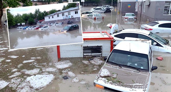 Kâbusu yaşadılar: Onlarca araç bir anda suya gömüldü