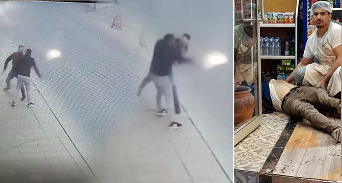 Cadde ortasında dehşet saçtı