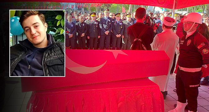 Şehit polis memuru, son yolculuğuna uğurlandı
